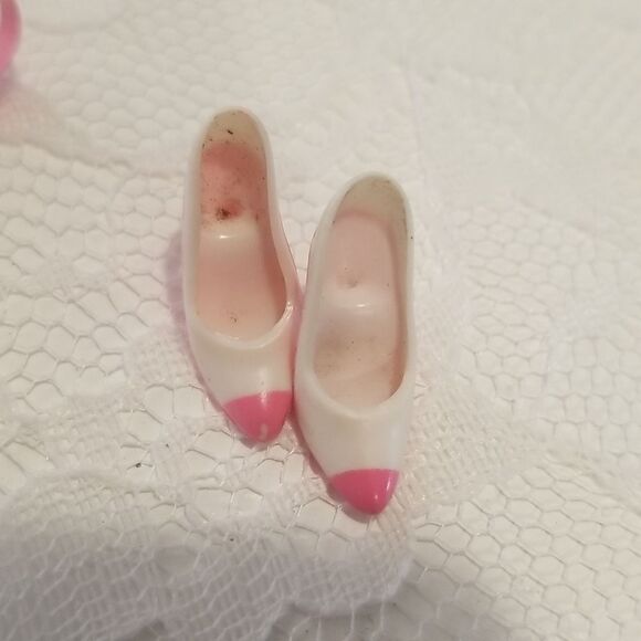 Vintage Barbie Shoes and bag pink - Picture 3 of 9